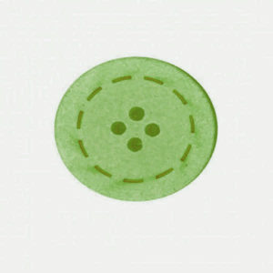 Botón color Verde de Algodón reciclado