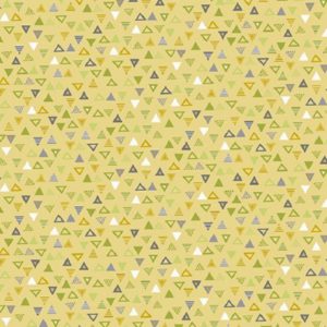 tela triangles yellow